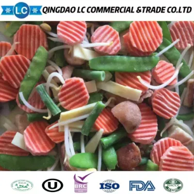 IQF vegetais mistos congelados nova colheita preço de fábrica de alta qualidade da China